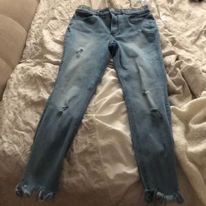 Express distressed jeans